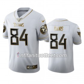 Miesten Tennessee Titans NFL Pelipaita Corey Davis 84 Nike Valkoinen Golden Edition 100th
